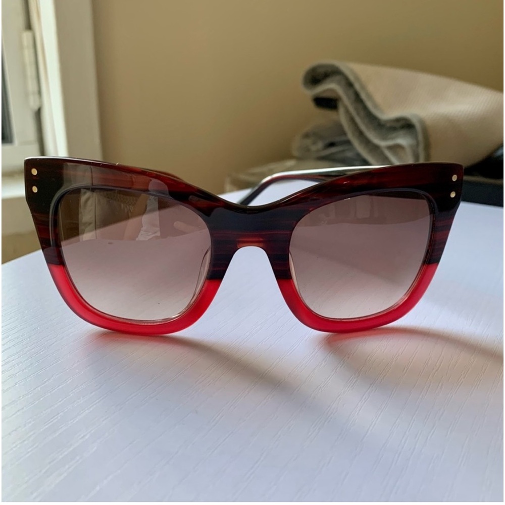 Banana Republic Sunglasses red frame
